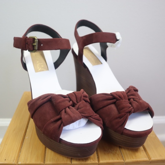 Splendid Suede Platform Size 8.5 - Picture 1 of 4